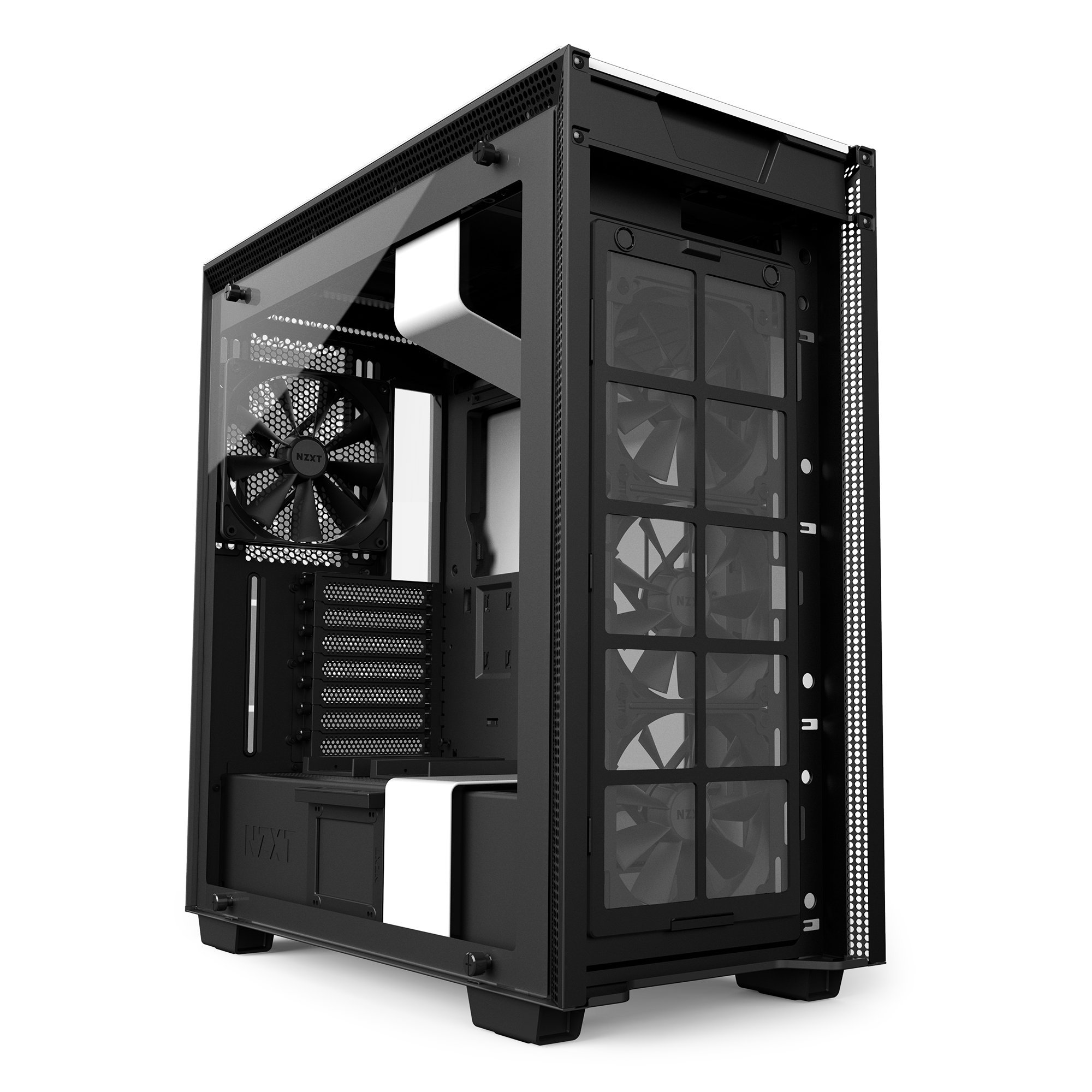 NZXT H700 CA-H700B-W1 ブラック/ホワイト Amazon.in: Buy NZXT H700 Desktop Computer Case, CA-H700B-W1, White
